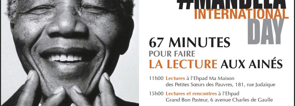 #MANDELA DAY- 67 minutes pour faire la lecture aux ainés